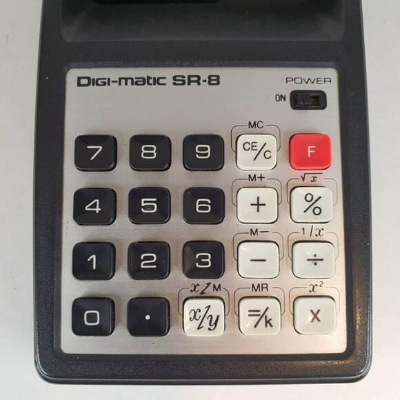 Retro Digi-Matic SR-8 Calculator - Picture 4 of 10